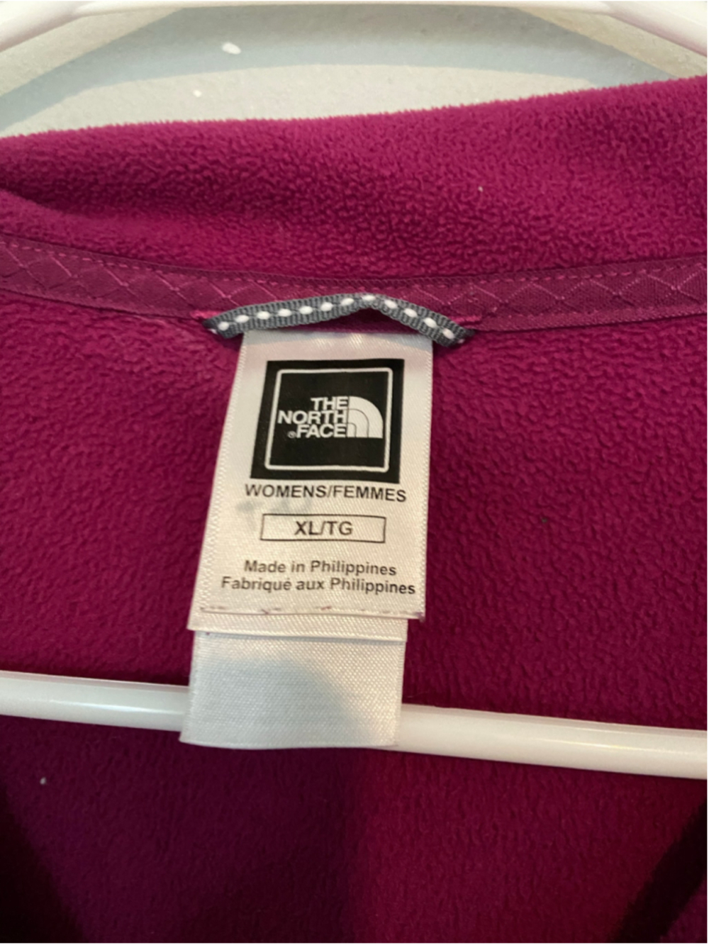 The North face burgundy pullover, size XL - Picture 2 of 6